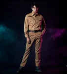 4277難燃薄手シャツ