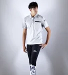 505 半袖ポロシャツ-シルバーグレーモデル