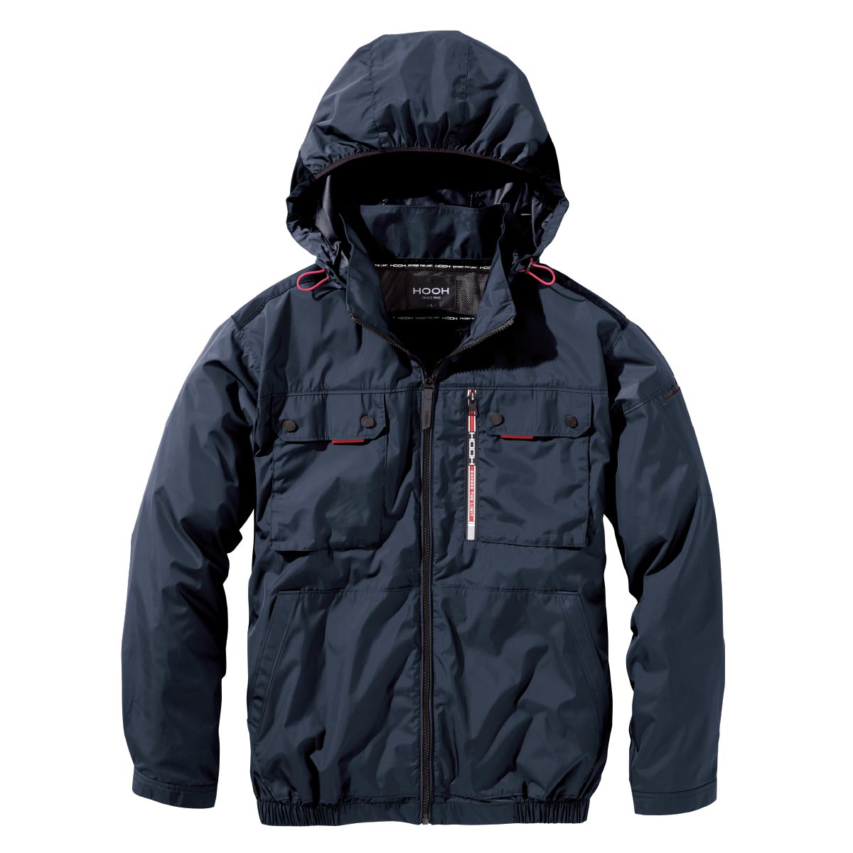 V1122ミドルファン長袖フードジャケット - HOOH VILEA 作業着と電動