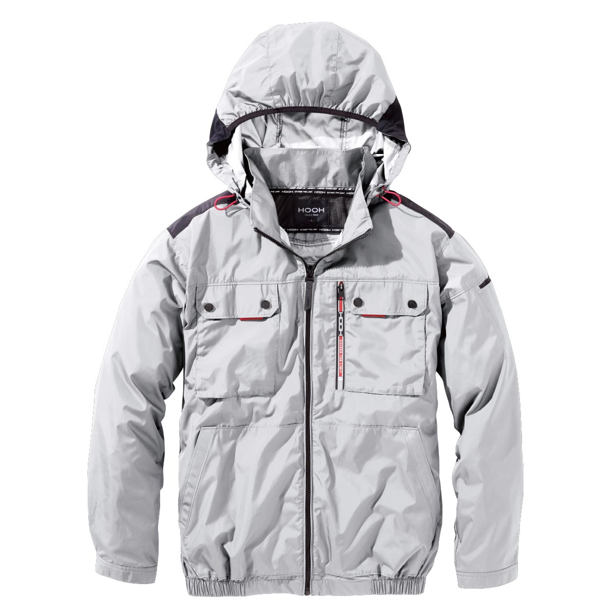 V1122ミドルファン長袖フードジャケット - HOOH VILEA 作業着と電動