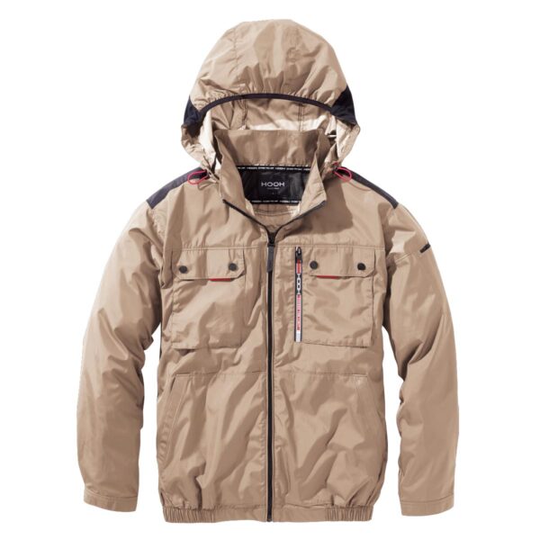 V1122ミドルファン長袖フードジャケット - HOOH VILEA 作業着と電動