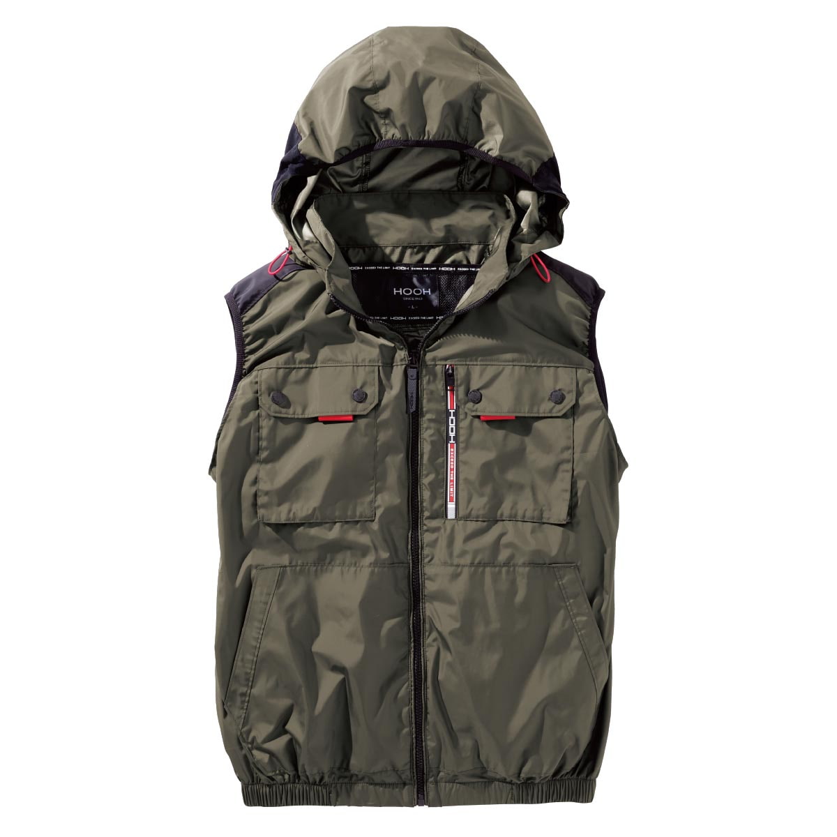 V1129ミドルファンフードベスト - 画像 (4)